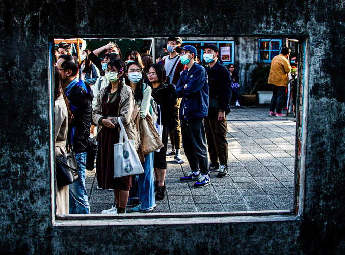 Personnes portant des masques | Covid-19 Taïwan | Collectif Eco-Solidaire Corée Taïwan